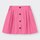 GIRLSリネンブレンドフロントボタンスカート+X-PINK