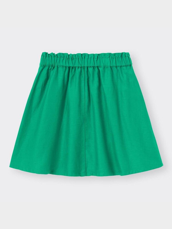 GIRLSリネンブレンドフロントボタンスカート+X