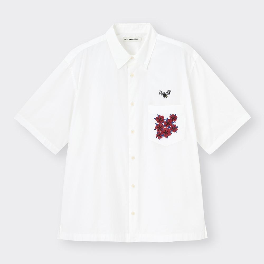 （GU）リラックスフィットシャツ(5分袖) FILIP PAGOWSKI 2