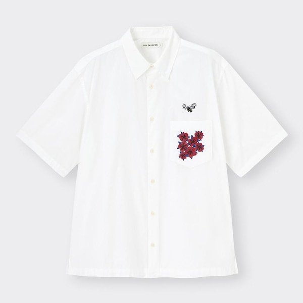 リラックスフィットシャツ(5分袖) FILIP PAGOWSKI 2-WHITE