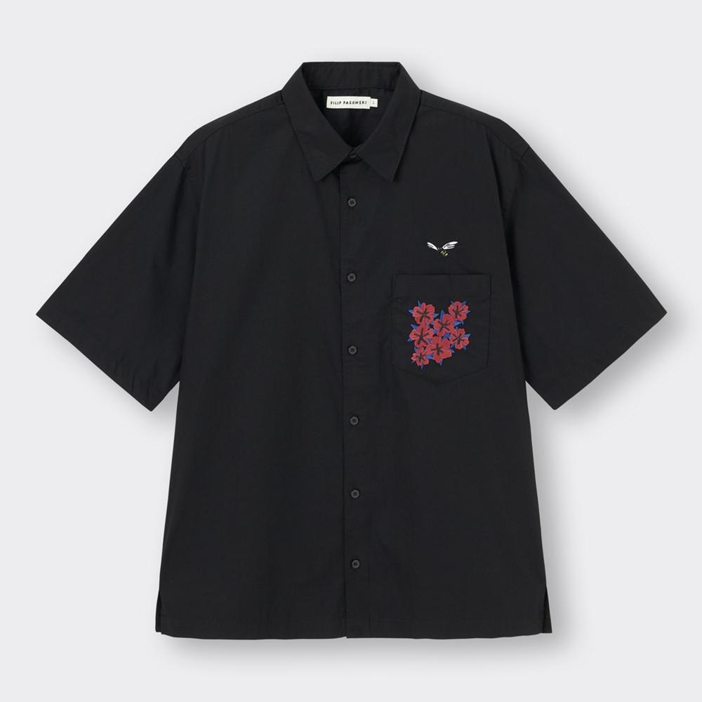 （GU）リラックスフィットシャツ(5分袖) FILIP PAGOWSKI 2