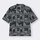 オープンカラーシャツ(5分袖)(バンダナ)-BLACK