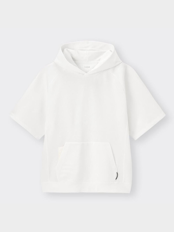 ドライスウェットビッグプルパーカ(5分袖)GA+E