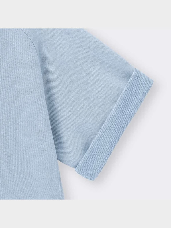 ドライスウェットビッグプルパーカ(5分袖)GA+E