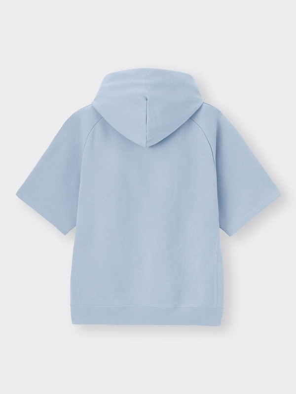 ドライスウェットビッグプルパーカ(5分袖)GA+E