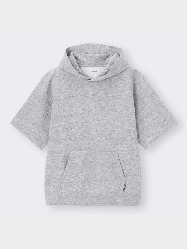 ドライスウェットビッグプルパーカ(5分袖)GA+E