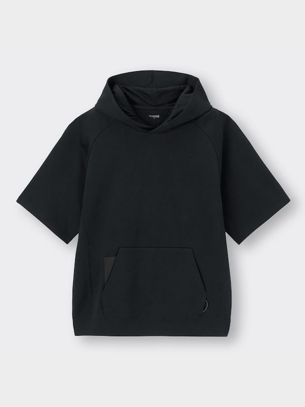 ドライスウェットビッグプルパーカ(5分袖)GA+E