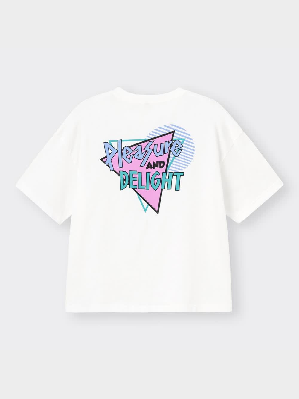 GU公式 | GIRLSビッグT(半袖)(バックロゴ)JR+E