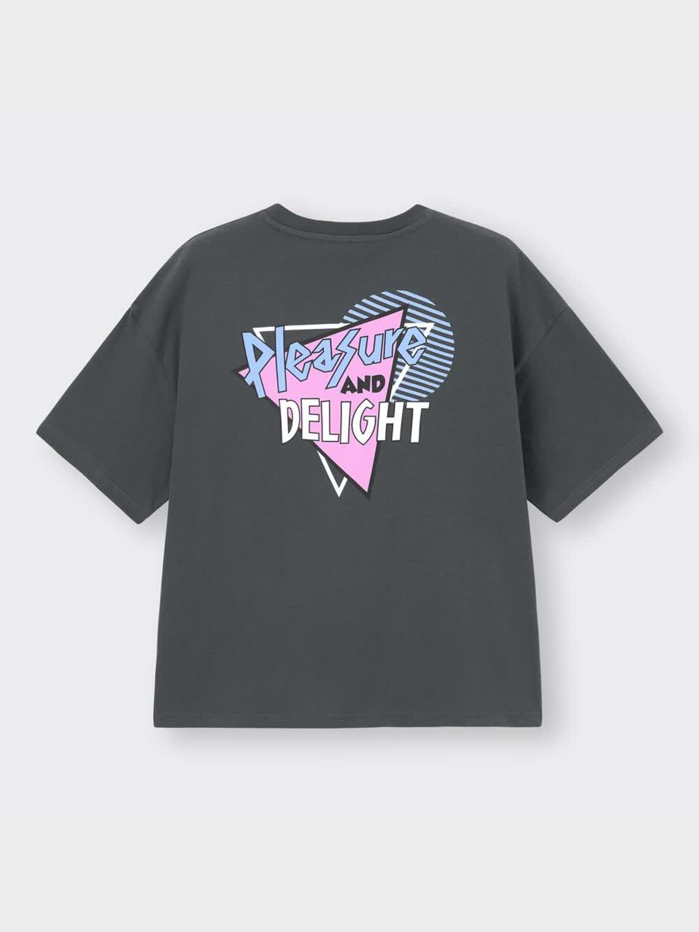 GU公式 | GIRLSビッグT(半袖)(バックロゴ)JR+E