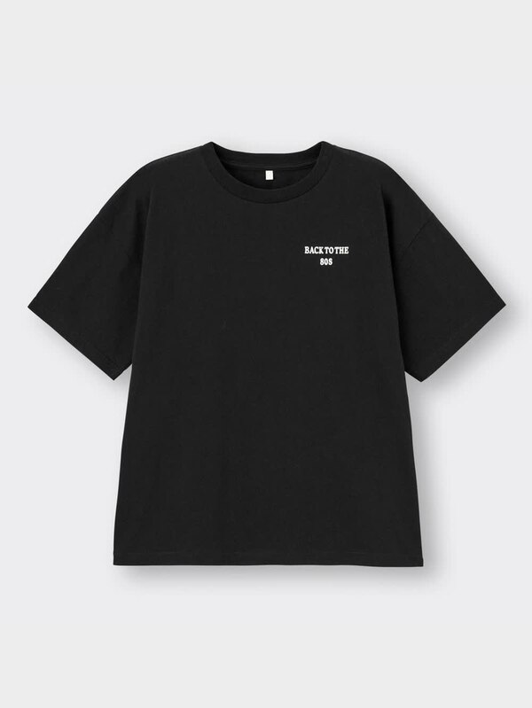 GIRLSビッグT(半袖)(バックイラスト)JR+E