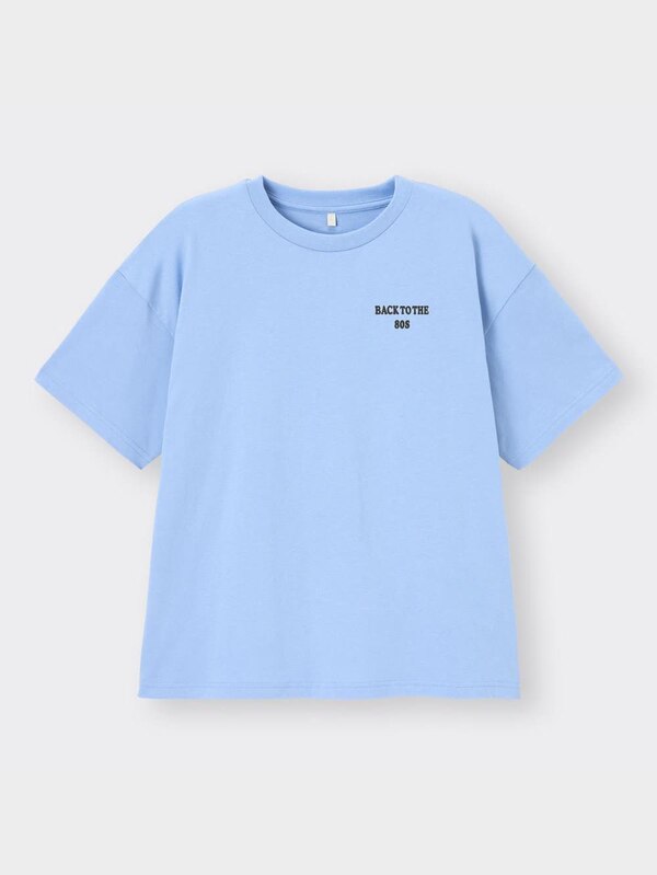 GIRLSビッグT(半袖)(バックイラスト)JR+E