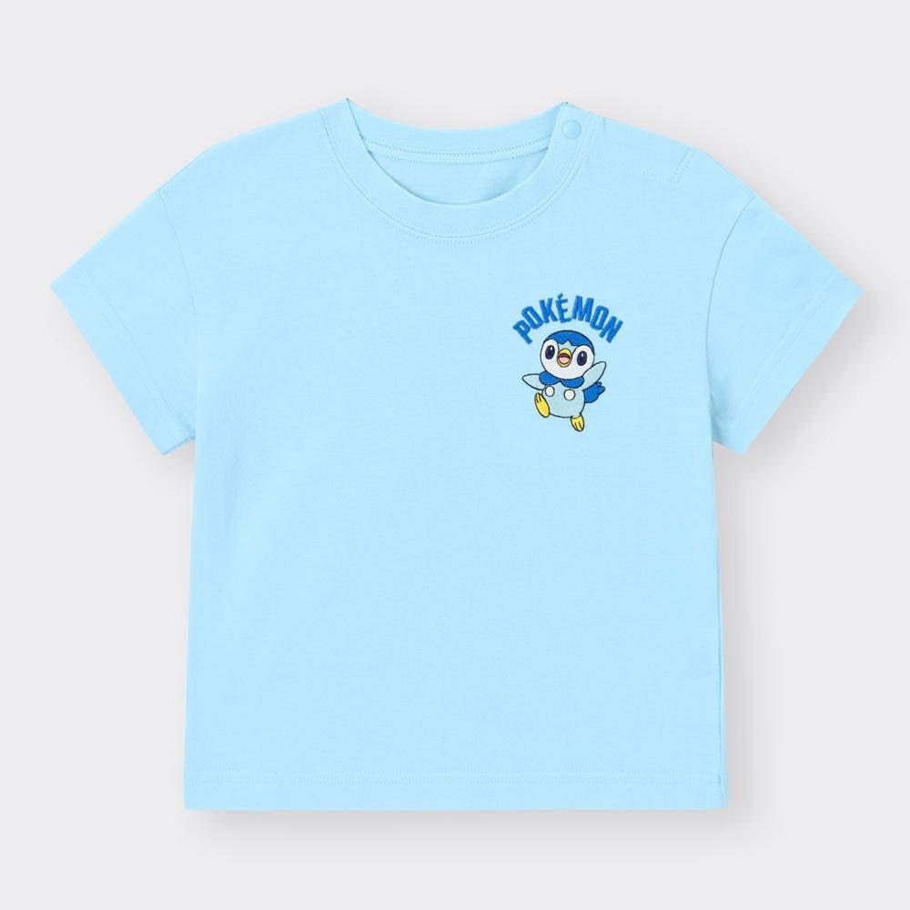 （GU）BABY(TODDLER)グラフィックT(半袖) Pokemon B(ポッチャマ)のサムネイル