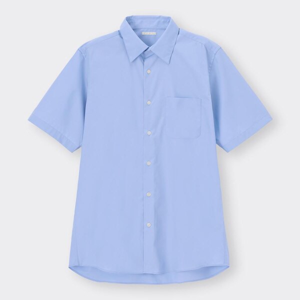 イージーケアシャツ(半袖)SW+X-BLUE