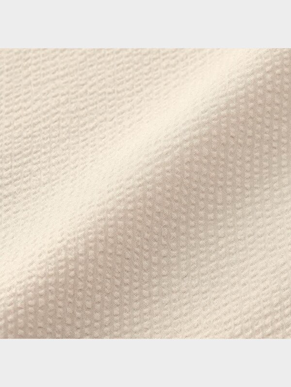 シアサッカーリラックスフィットシャツ(5分袖)SW+X(セットアップ可能)