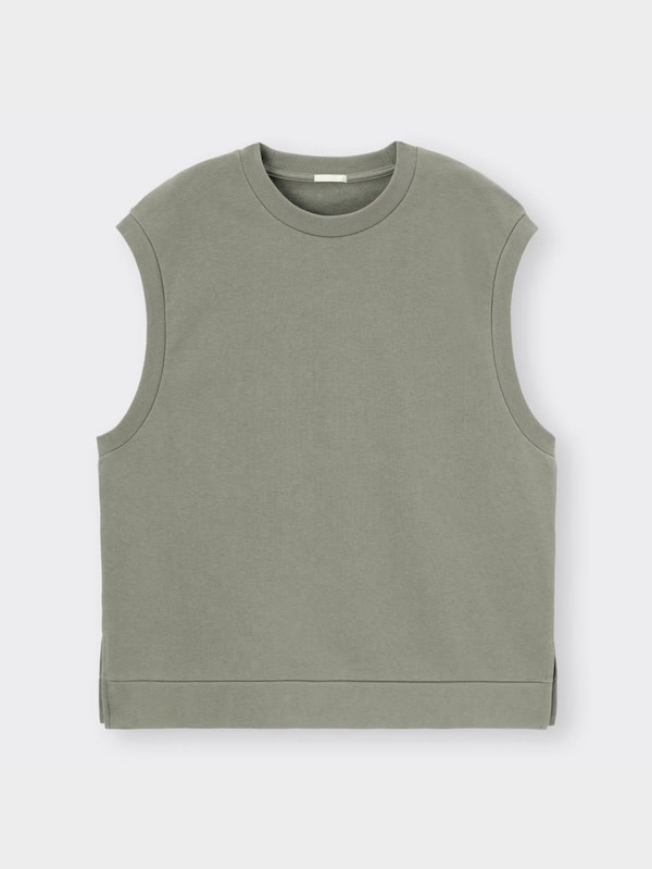 カットソークルーネックビッグベスト