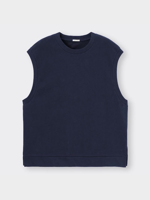 カットソークルーネックビッグベスト