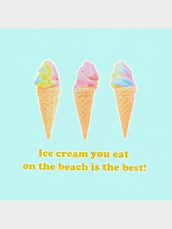 GIRLSグラフィックT(半袖)(アイスクリーム)