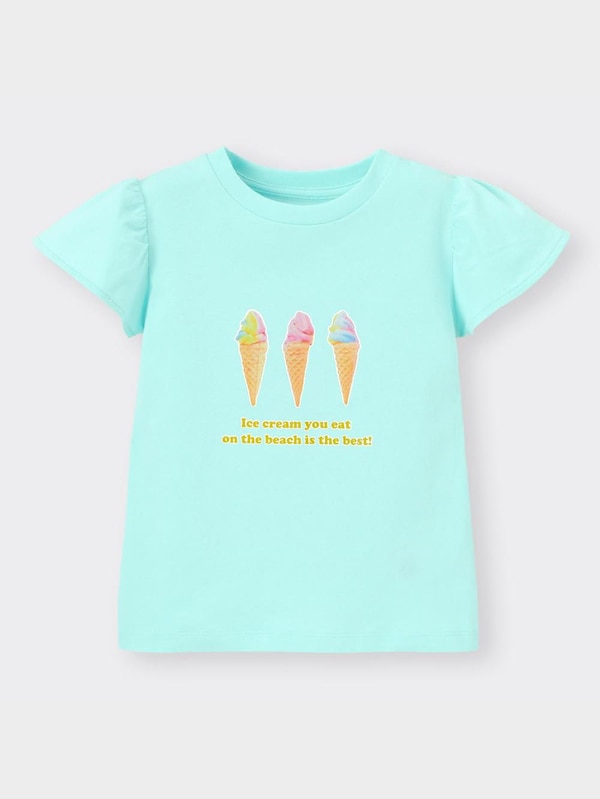 GIRLSグラフィックT(半袖)(アイスクリーム)