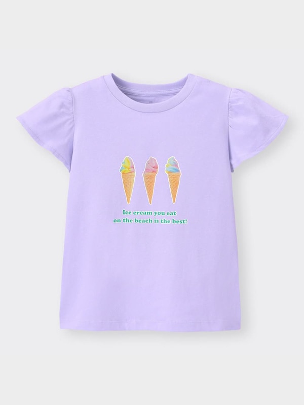 GIRLSグラフィックT(半袖)(アイスクリーム)