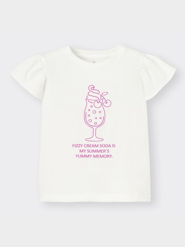 GIRLSグラフィックT(半袖)(クリームソーダ)