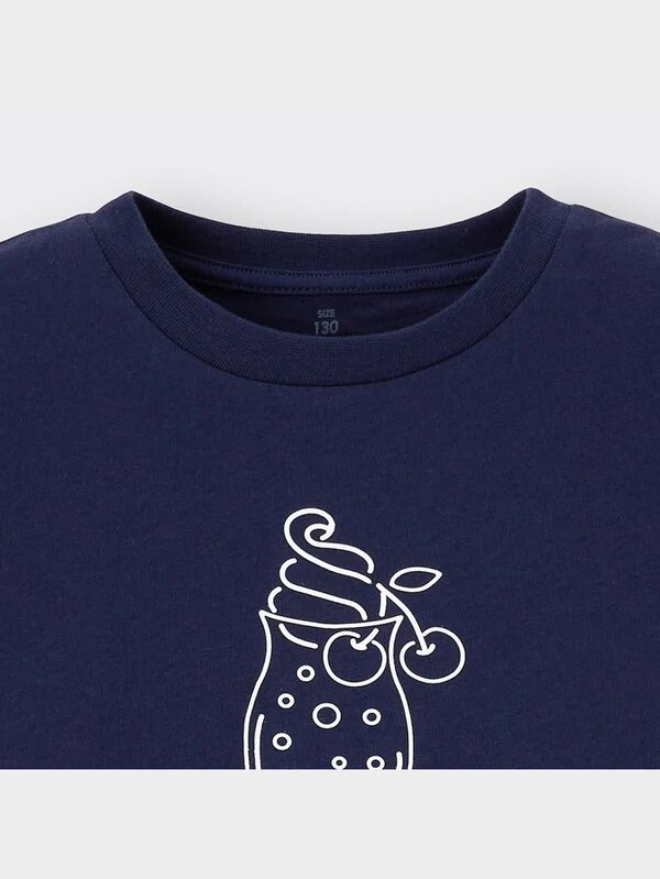 GIRLSグラフィックT(半袖)(クリームソーダ)