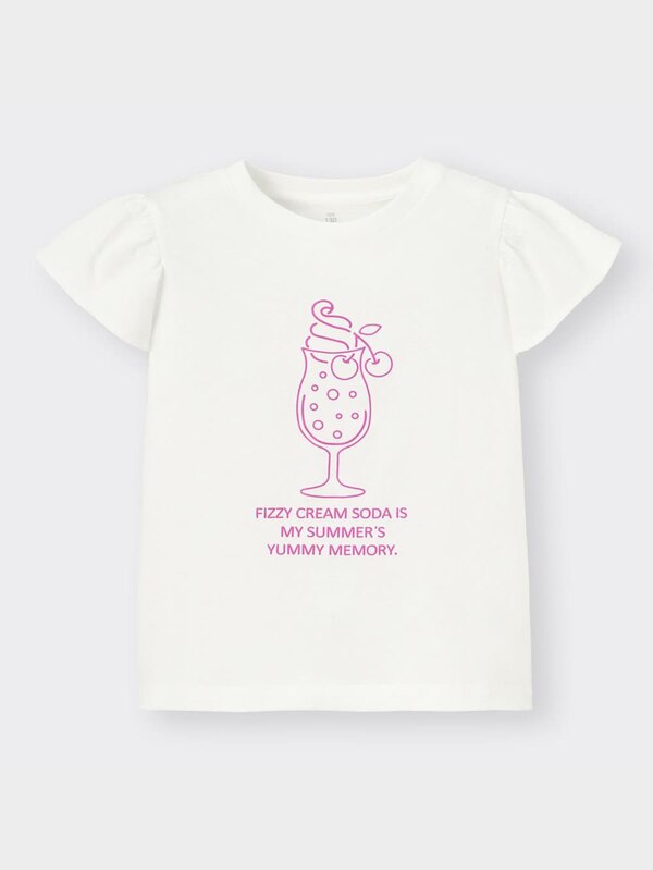 GIRLSグラフィックT(半袖)(クリームソーダ)