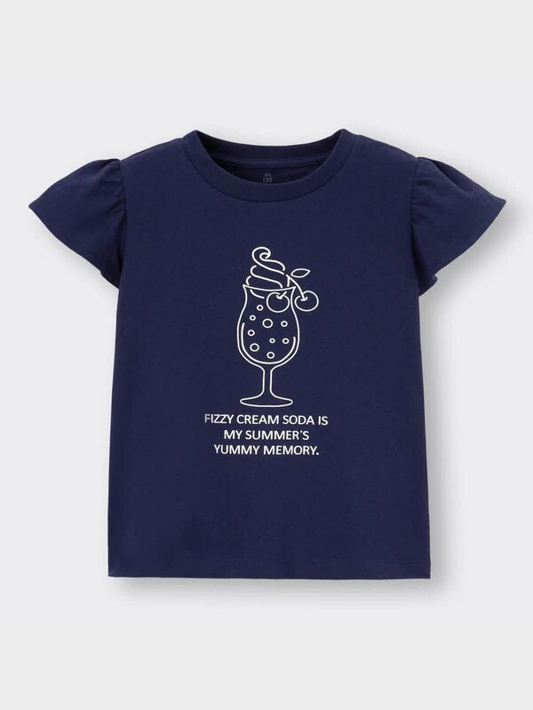 GIRLSグラフィックT(半袖)(クリームソーダ)