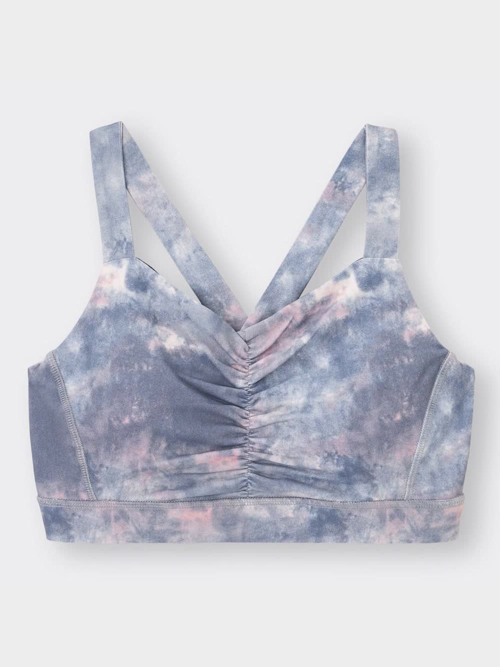 GU公式 | スポーツブラ(タイダイ)GA+E(セットアップ可能)