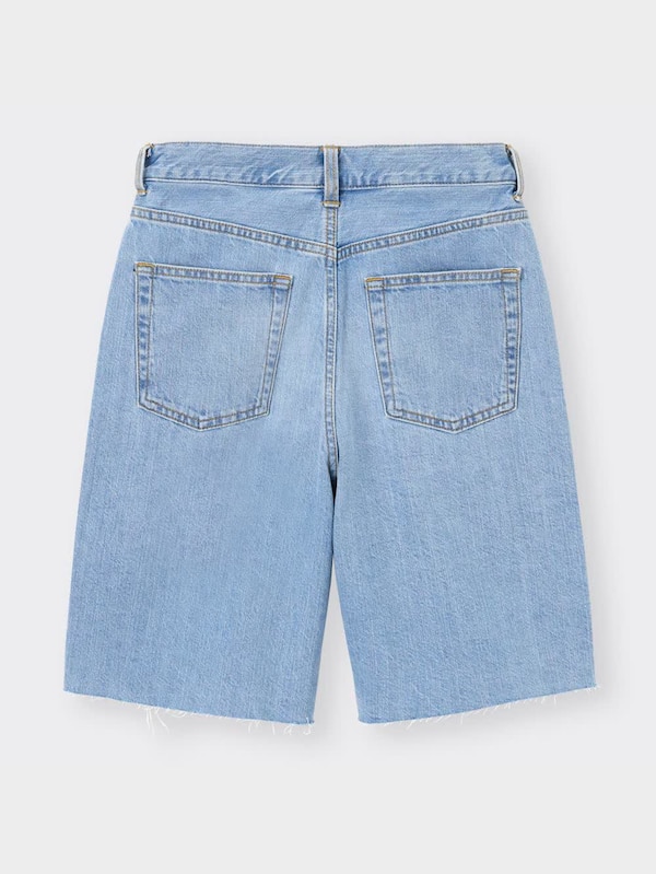 デニムクラッシュハーフパンツOSB+EC