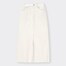 デニムスリットナローロングスカート(丈標準89～96cm)-OFF WHITE