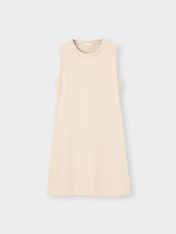 ショルダータックミニワンピースノースリーブOSB+EC