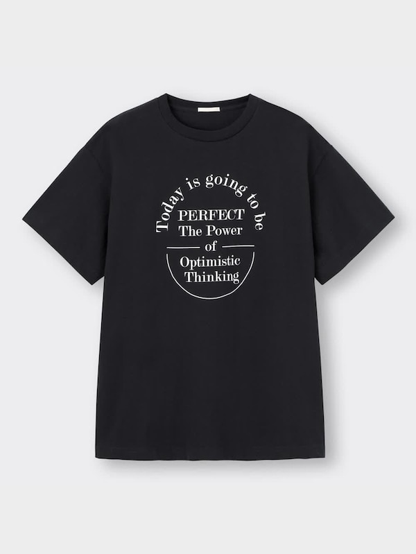 オーバーサイズグラフィックT(5分袖)2