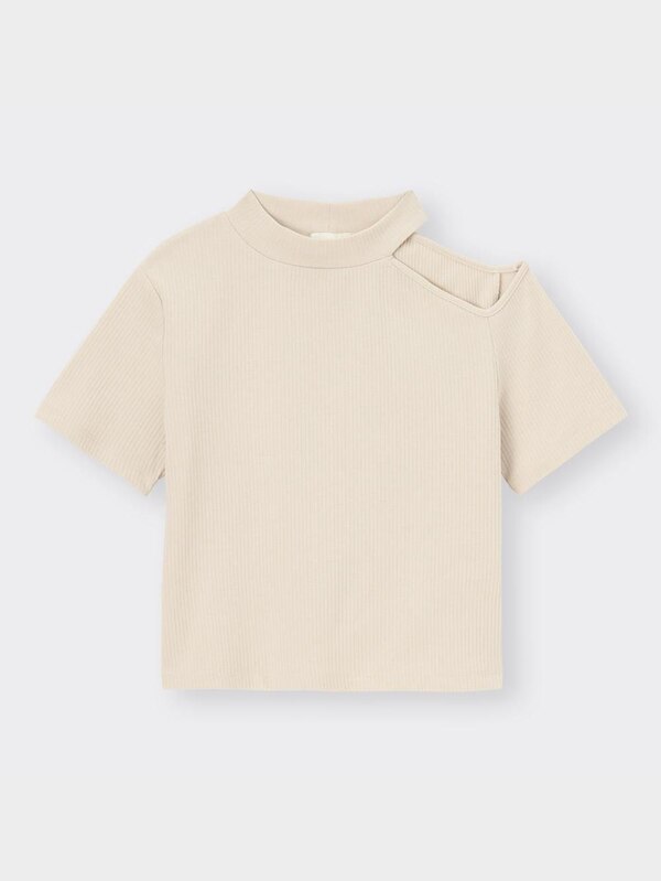 リブカットアウトミニT(半袖)YG+E(丈43.5cm～49cm)