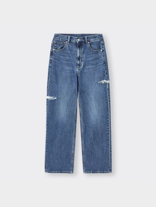 カットアウトストレートジーンズNT+E