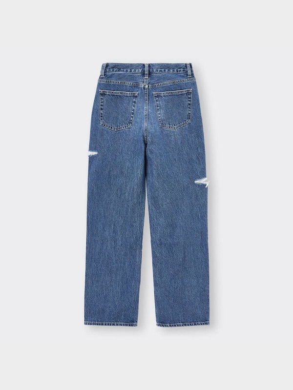 カットアウトストレートジーンズNT+E