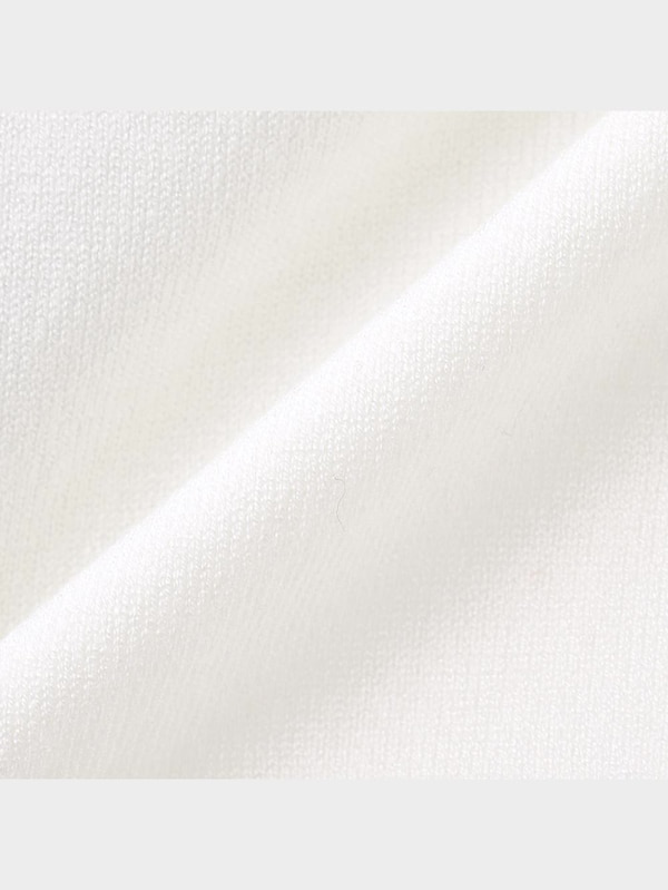 フロントポケットバイカラーカーディガン(半袖)YG