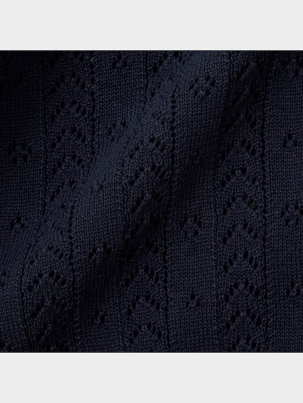 レーシーポロカーディガン(半袖)YG+X