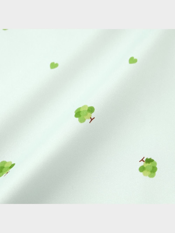 サテンパジャマ(半袖&ショートパンツ)(マスカット)