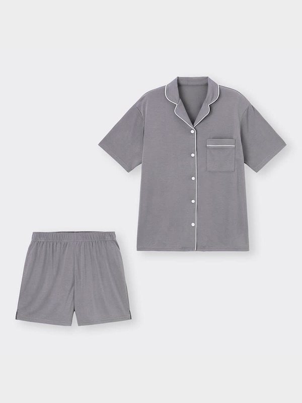 コールドフィールレーヨンパジャマOSB+EC(半袖&ショートパンツ)