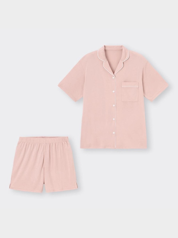 コールドフィールレーヨンパジャマOSB+EC(半袖&ショートパンツ)