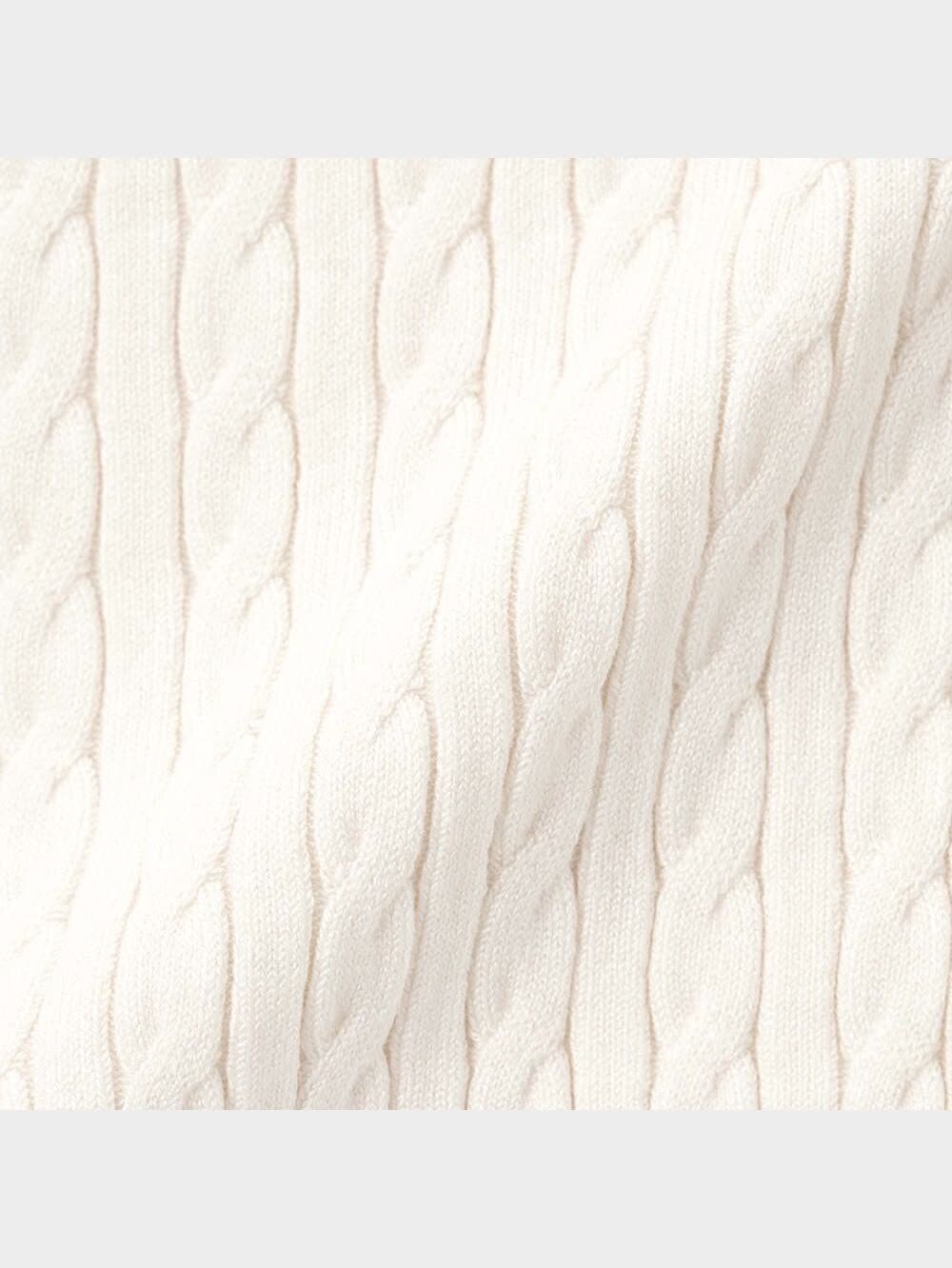 GU公式 | ケーブルクロップドニットキャミソールNT+X(アンサンブル可能)