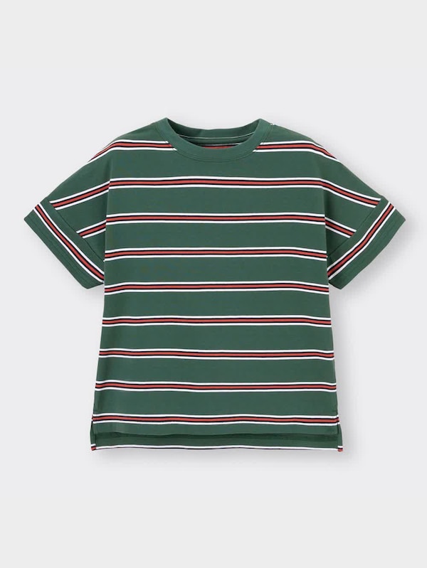 KIDS(男女兼用)レトロボーダービッグT(半袖)