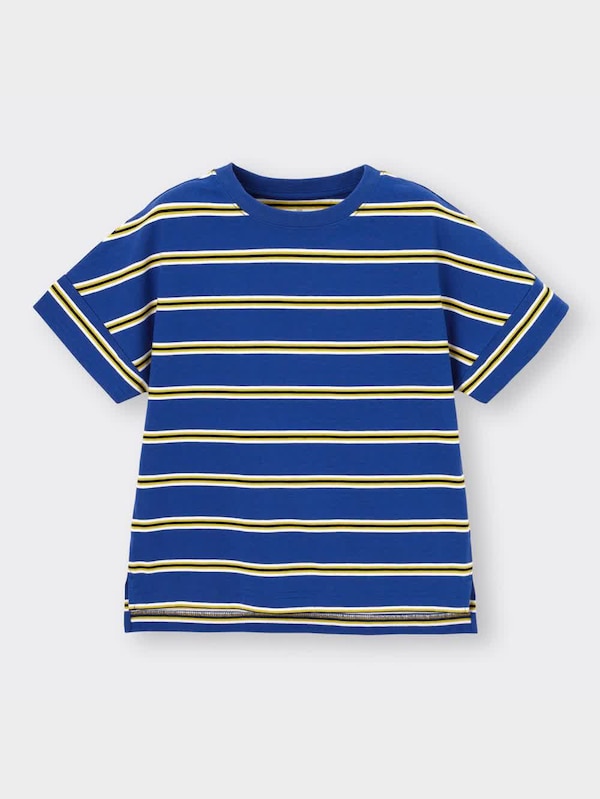 KIDS(男女兼用)レトロボーダービッグT(半袖)