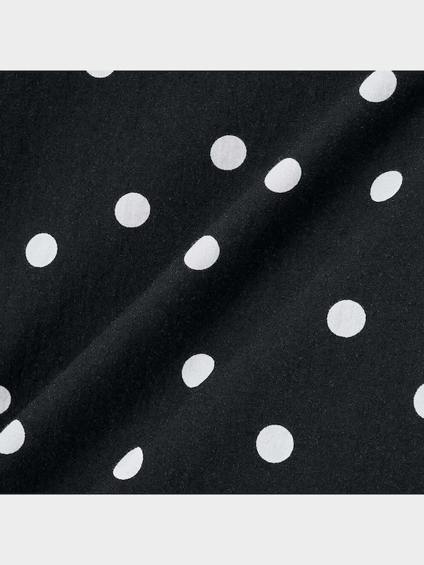 ドットVネックワンピース(半袖)RS+E