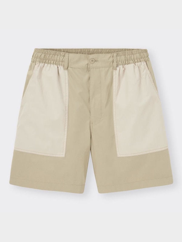 カラーブロ ックミリタリーショーツNT+X