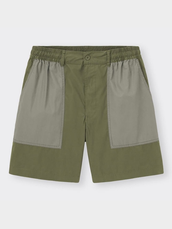 カラーブロックミリタリーショーツNT+X