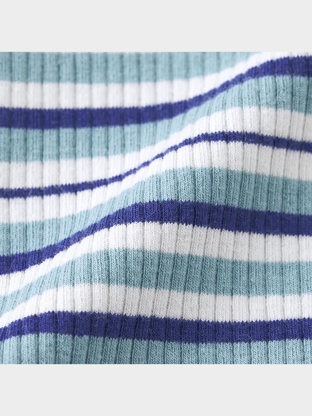 新品でまだ使っていません GU公式 | リブマルチボーダーミニT