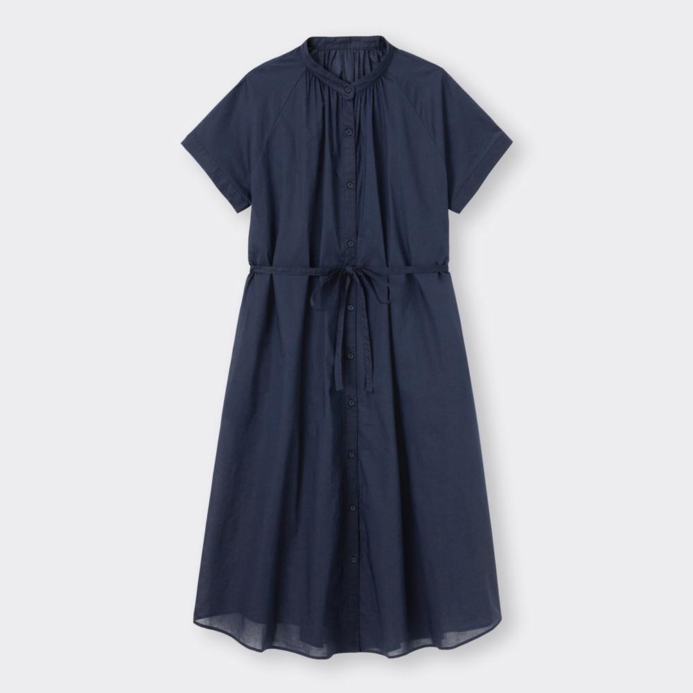 （GU）バンドカラーシャツワンピース(半袖)OSB+ECのサムネイル