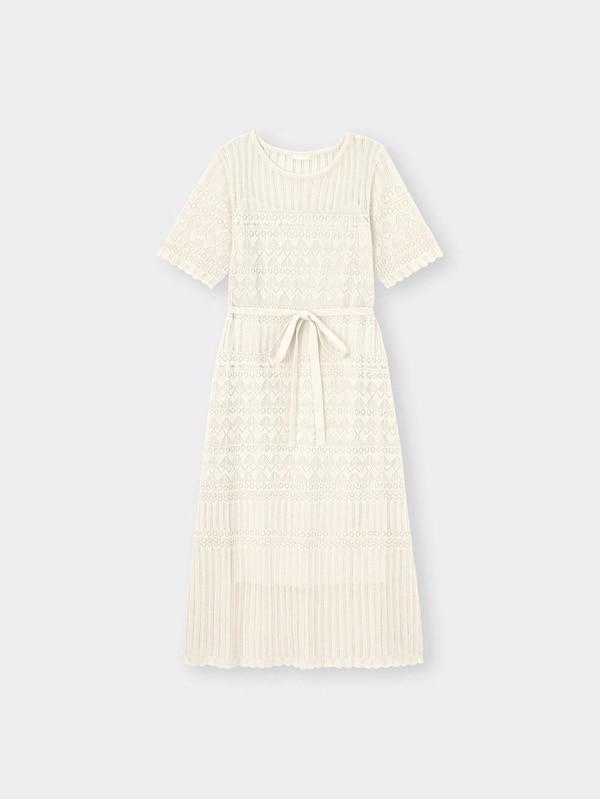 レーシーウエストリボンワンピース(半袖)Z+E