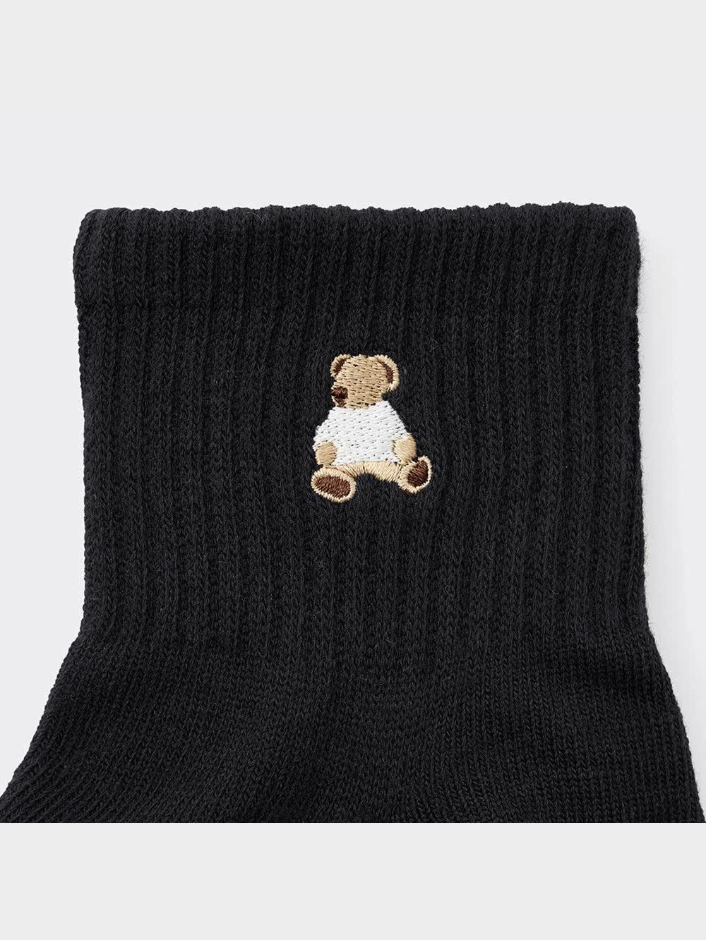 GU公式 | アンクルソックス(刺繍)